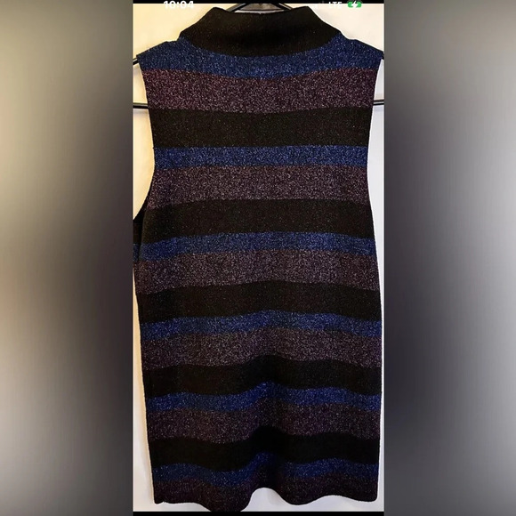 Nine West Sleeveless Sweater Mock Neck XS EUC MINT Condition - Picture 6 of 6